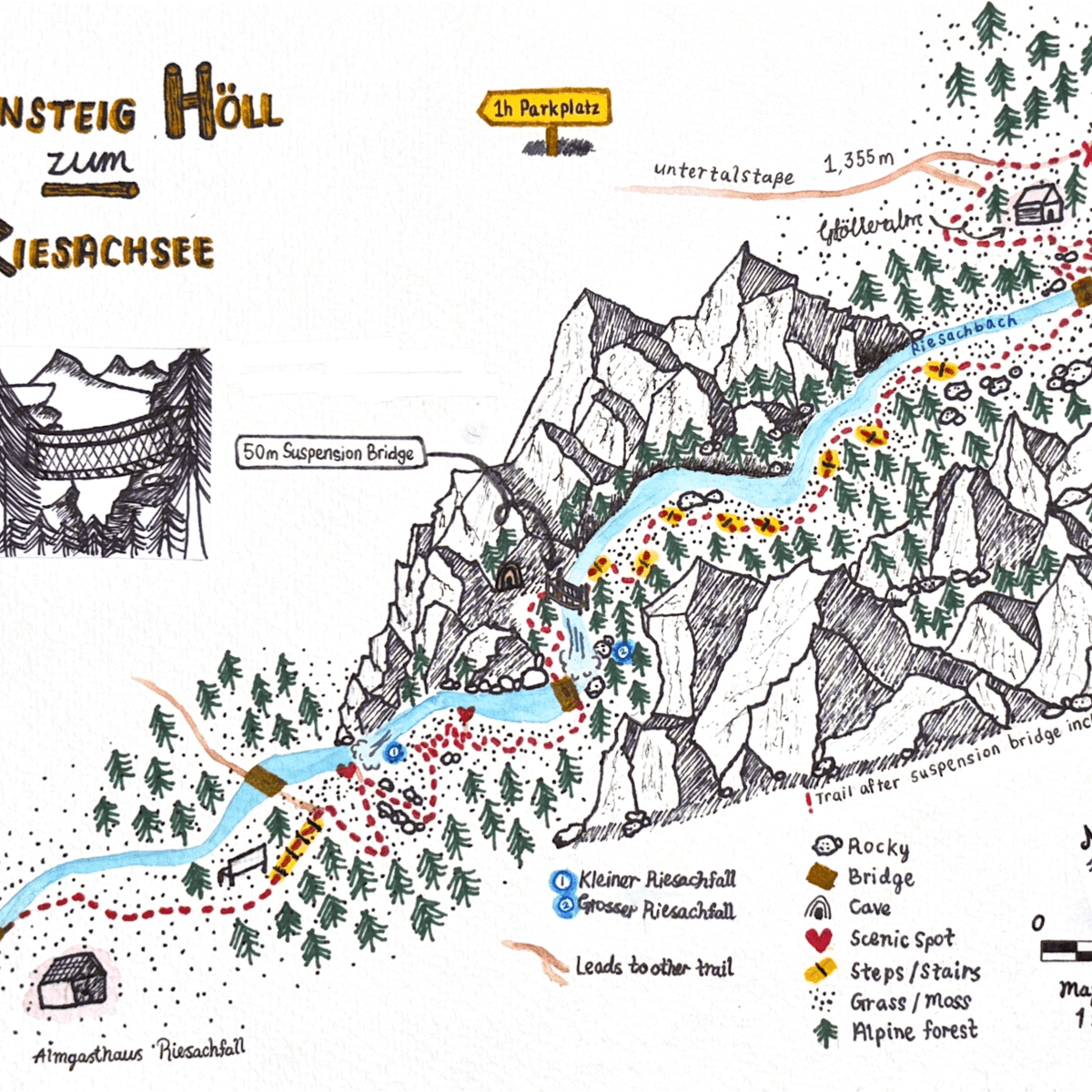 Hand-drawn Croquis Map